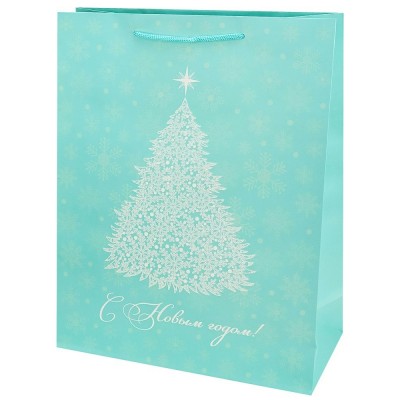Миленд/Пакет бумажный ламинированный. С Новым годом. Чудо новогодне/310 х 400 х 120/ППК-2367/