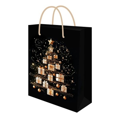 Миленд/Пакет бумажный ламинированный. Елка из подарков/324 х 445 х 102/ППК-2370/ Миленд/Пакет бумажный ламинированный. Елка из подарков/324 х 445 х 102/ППК-2370/