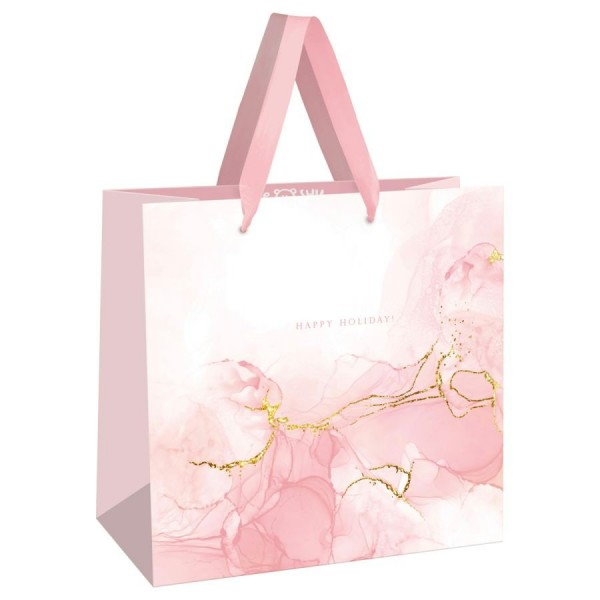 MESHU/Пакет бумажный ламинированный. Marble pattern/200 х 200 х 100/MS_66234/