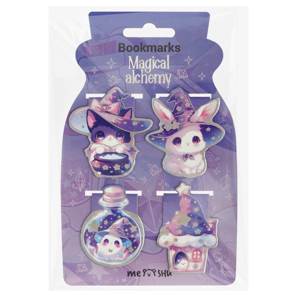 Закладка магнитная Набор 4 шт Magical alchemy MS_66063 MESHU  382172