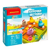 BONDIBON Игра 11 БондиЛогика Головоломка. Курочки - несушки ВВ6612 Китай