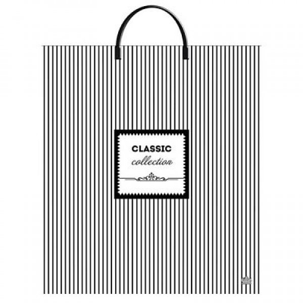 Тико/Пакет полиэтиленовый с пластиковой ручкой. Классическая полоска/400 х 440/ПЛР61281/
