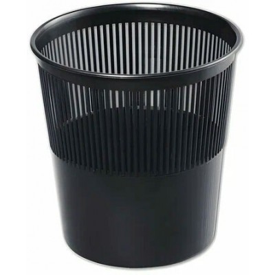 Корзина для бумаг 9л, сетчатая, черная КР21 Стамм  062626