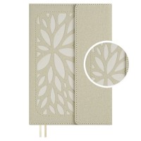 Ежедневник недатированный А5 146х211 160 листов, линия, твердая обложка, Escalada, кожзам Наппа бежевый, 2 ляссе, 70 г/м2 70604 Феникс 15/30 Ежедневник недатированный А5 146х211 160 листов, линия, твердая обложка, Escalada, кожзам Наппа бежевый, 2 ляссе, 70 г/м2 70604 Феникс 15/30