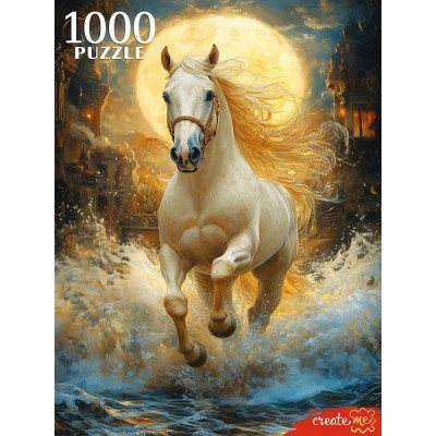 Рыжий кот Пазл 1000  Белая лошадь П1000-8272 Россия