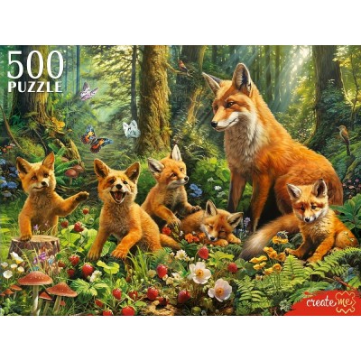 Рыжий кот Пазл 500 Семья в лесу Ф500-6631 Россия Рыжий кот Пазл 500 Семья в лесу Ф500-6631 Россия