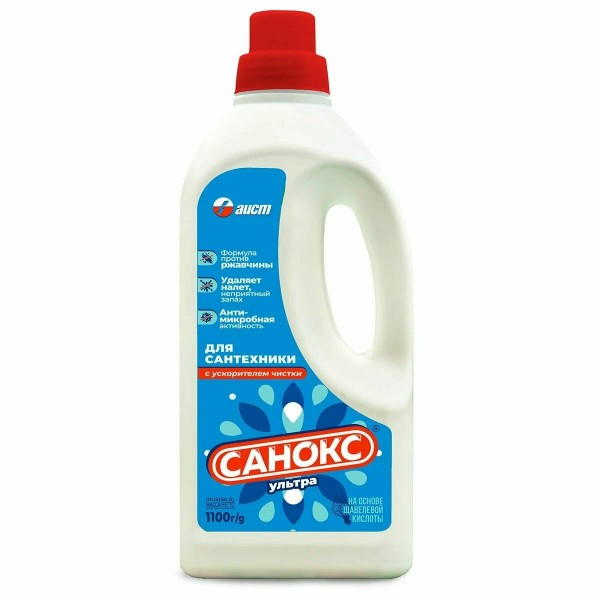 Хозяйственные товары Средство чистящее для сантехники. Санокс ультра 1,1 литра 00-00005111