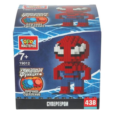 ГородМастеров Игрушка 438 3D Конструктор. Cборная фигурка. Супергерои/438 дет 19012-LD Китай