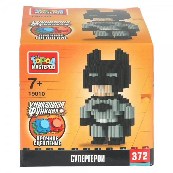 ГородМастеров Игрушка 372 3D Конструктор. Сборная фигурка. Супергерои/372 дет 19010-LD Китай