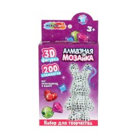 Мозаика алмазная Фигурка - брелок Зайчик DIAFIGBUNNY-130708 МультиАрт