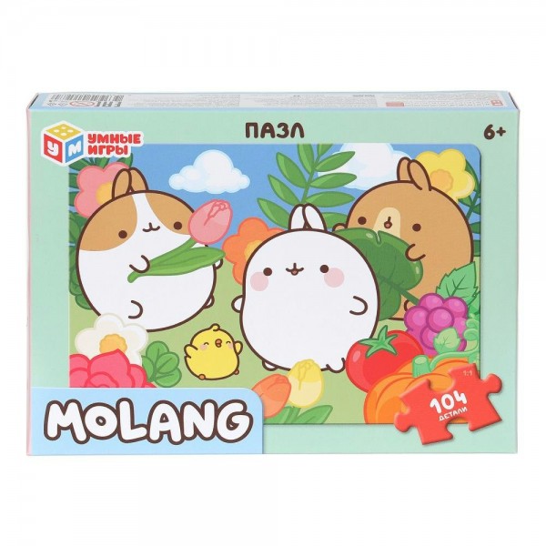Умные игры Пазл 104  Molang. Molang  Россия