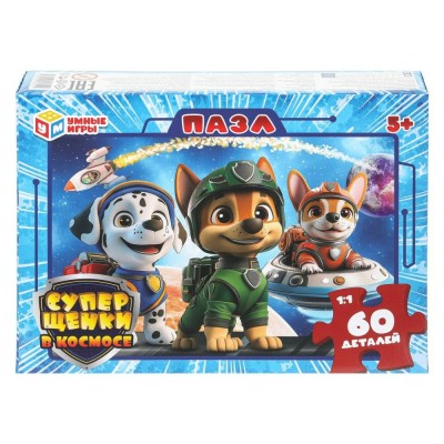 Умные игры Пазл 60  Суперщенки в космосе  Россия