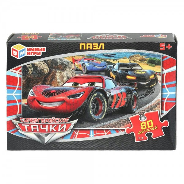 Умные игры Пазл 80  Тачки  Россия