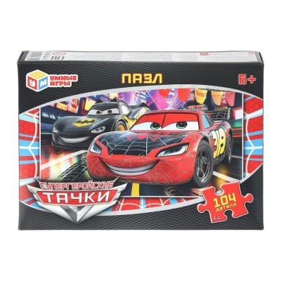 Умные игры Пазл 104  Тачки  Россия
