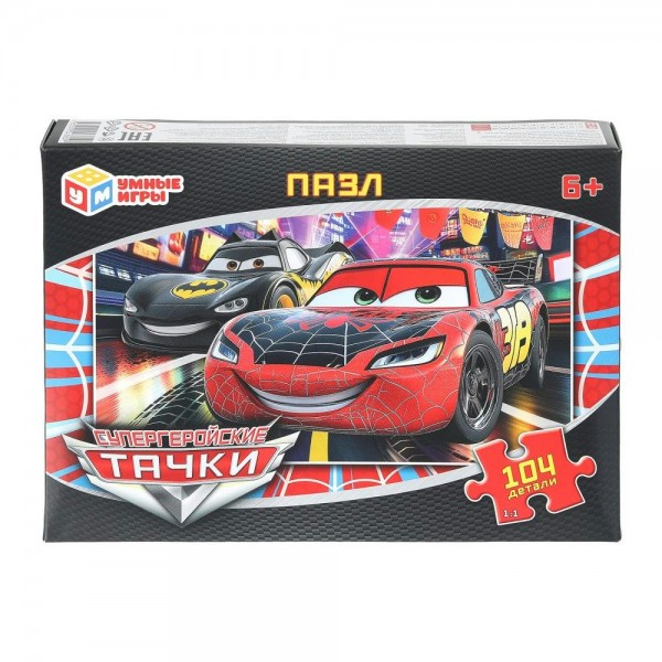Умные игры Пазл 104  Тачки  Россия