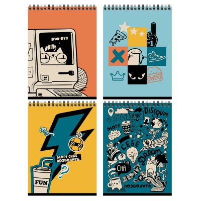 Блокнот 60 листов А5 клетка, гребень Могу позволить 342706 BG 8/32 Б5гр60 12150 Блокнот 60 листов А5 клетка, гребень Могу позволить 342706 BG 8/32 Б5гр60 12150