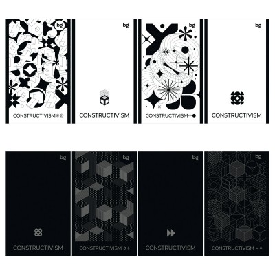 Блокнот 32 листа А6 клетка Трехмерная классика 370352 BG 40/160 Б6ск32 12702