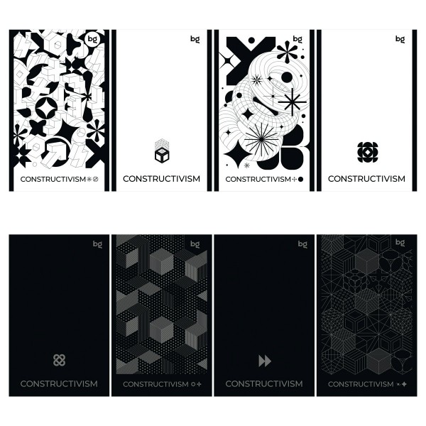 Блокнот 32 листа А6 клетка Трехмерная классика 370352 BG 40/160 Б6ск32 12702