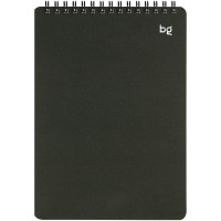 Блокнот 60 листов А5 клетка, гребень, пластиковая обложка Base черный, тиснение фольгой 382537 BG Б5гр60_пл 57752 Блокнот 60 листов А5 клетка, гребень, пластиковая обложка Base черный, тиснение фольгой 382537 BG Б5гр60_пл 57752