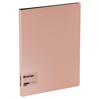 Папка с боковым зажимом А4 17мм 700мкм Instinct фламинго, карман 352574 Berlingo  FSc_A4513