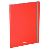 Папка с боковым зажимом А4 17мм 600мкм Raze красный, карман 383467 Berlingo  FSc_A4151
