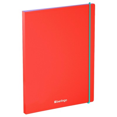 Папка с боковым зажимом А4 17мм 600мкм Raze красный, карман 383467 Berlingo  FSc_A4151