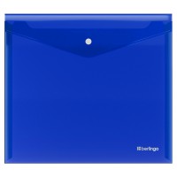 Папка конверт на кнопке А5+ 200мкм No Secret синий 352669 Berlingo  EFb_05002