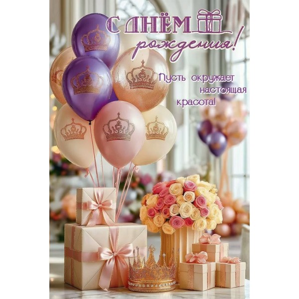 Праздник/Откр. С Днем рождения! Пусть окружает настоящая красота!/50001820/