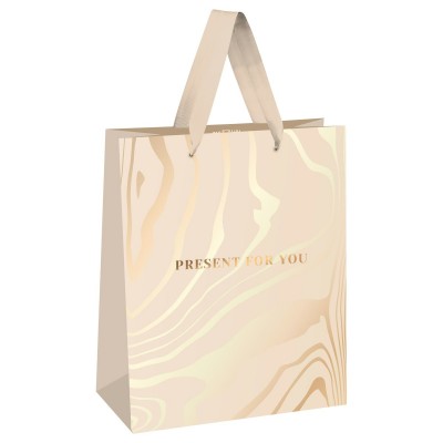 MESHU/Пакет бумажный ламинированный. Beige/180 х 230/MS_66127/