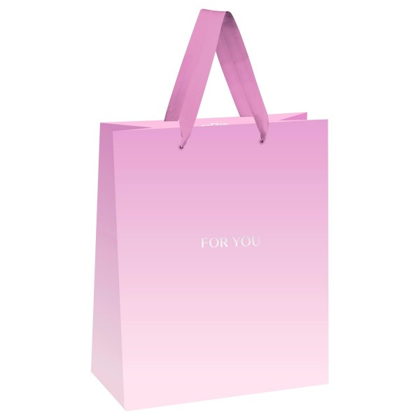 MESHU/Пакет бумажный ламинированный. For you. Pink/180 х 230/MS_66146/