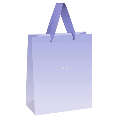 MESHU/Пакет бумажный ламинированный. For you. Purple/180 х 230/MS_66148/