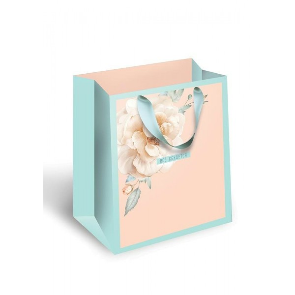 Арт и Дизайн/Пакет бумажный ламинированный. Все сбудется/150 х 170 x 100/1593.197/