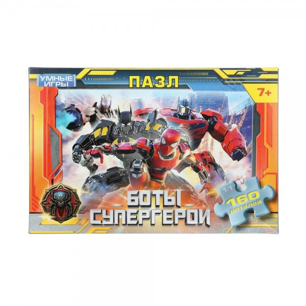 Умные игры Пазл 160  Боты супергерои  Россия