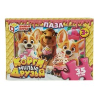 Умные игры Пазл-Мини 35  Корги. Милые друзья  Россия