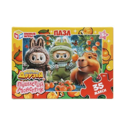 Умные игры Пазл-Макси 35 Милые друзья. Пушистый монстрик Россия Умные игры Пазл-Макси 35 Милые друзья. Пушистый монстрик Россия