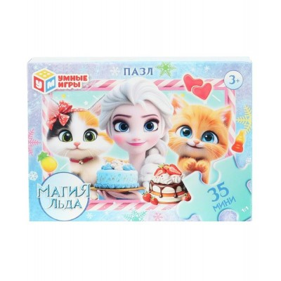 Умные игры Пазл-мини 35  Магия льда  Россия