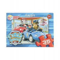 Умные игры Пазл-Мини 35 Суперщенки в машинках Россия Умные игры Пазл-Мини 35 Суперщенки в машинках Россия