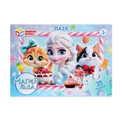 Умные игры Пазл-макси 35 Магия льда Россия Умные игры Пазл-макси 35 Магия льда Россия