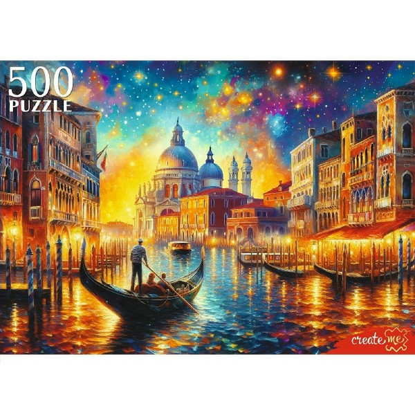 Рыжий кот Пазл 500  Волшебная ночь в Венеции Ф500-7614 Россия
