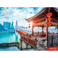 Рыжий кот Пазл 500 Восточный город ШТП500-8268 Россия Рыжий кот Пазл 500 Восточный город ШТП500-8268 Россия