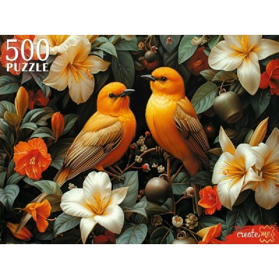 Рыжий кот Пазл 500 Золотые птицы П500-7617 Россия Рыжий кот Пазл 500 Золотые птицы П500-7617 Россия