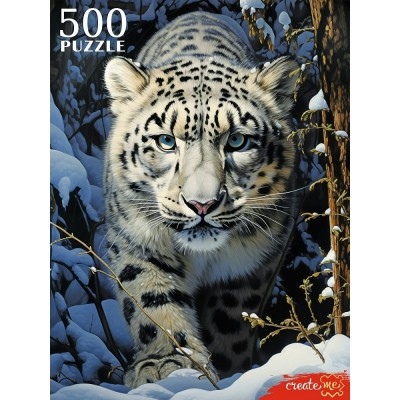 Рыжий кот Пазл 500 Снежный барс П500-7621 Россия Рыжий кот Пазл 500 Снежный барс П500-7621 Россия