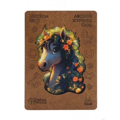DreamWoods Пазл 58 ФигурнПазлы Лесной жеребец/деревянные К-016 Россия DreamWoods Пазл 58 ФигурнПазлы Лесной жеребец/деревянные К-016 Россия
