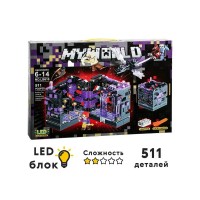 NoName Игрушка 511  Конструктор. Мир из кубиков. Волшебный замок, кубик KNS1997 Китай