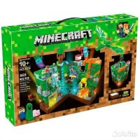 NoName Игрушка 866  Конструктор. Мир кубиков. Волшебный замок - трансформер. Зеленый KNS1995 Китай