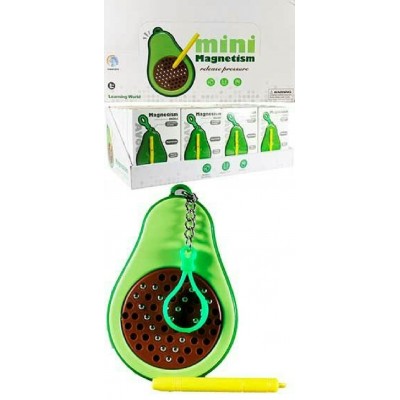 NoName Игрушка   Игрушка - брелок. Планшет для рисования магнитами. Авокадо ST1146 Китай
