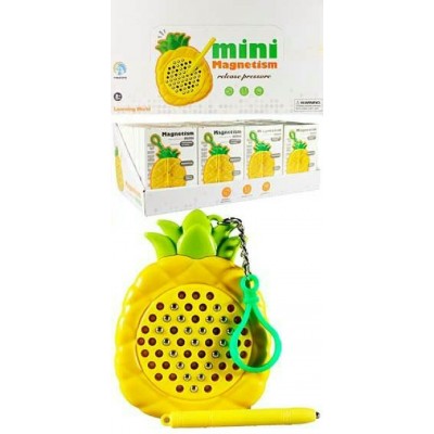 NoName Игрушка   Игрушка - брелок. Планшет для рисования магнитами. Ананас ST1147 Китай