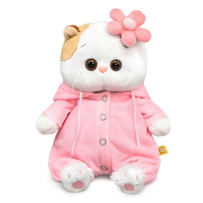 Budi Basa Игрушка   Кошечка Ли - Ли baby в комбинезоне с цветочком, мягкая, 18 см LB-155 Россия