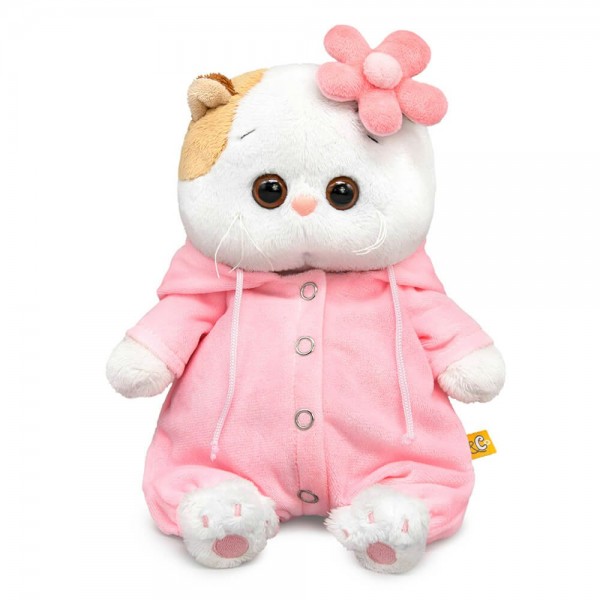 Budi Basa Игрушка   Кошечка Ли - Ли baby в комбинезоне с цветочком, мягкая, 18 см LB-155 Россия