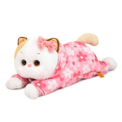 Budi Basa Игрушка   Кошечка Ли - Ли в комбинезоне с принтом цветочек/мягкая, 24 см LKl24-003 Россия